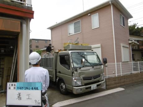 川崎市宮前区東有馬 Ｏ様邸　着工（外壁塗装はぺんき屋美装） | 塗装の話