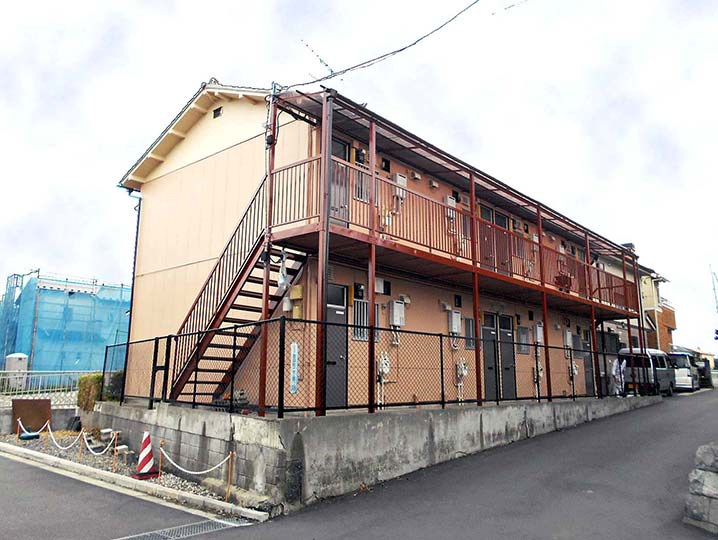 八王子市散田町 Hアパート様 リピート外壁屋根塗装工事　事例