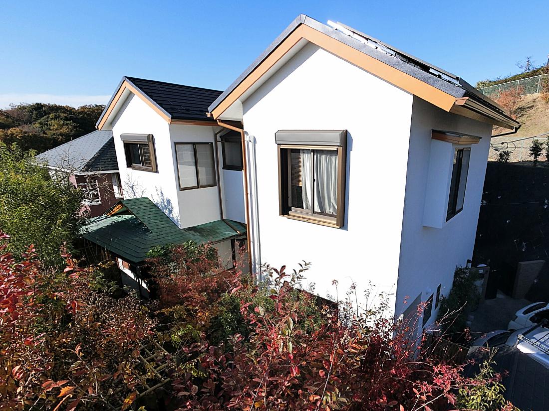 町田市図師町 S様邸 外壁塗装・ガルバ屋根葺き替え工事 事例