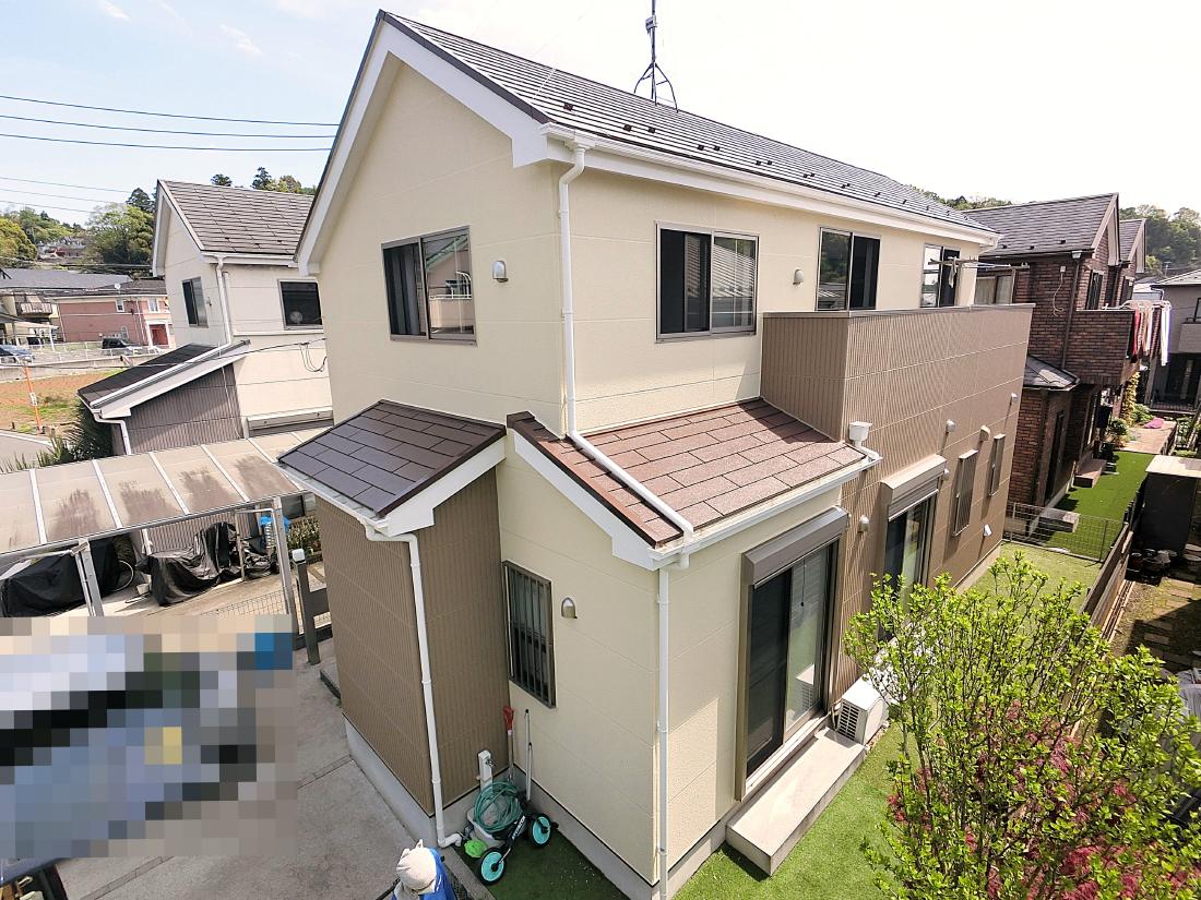 町田市上小山田町 T様邸 外壁・屋根塗装工事　事例